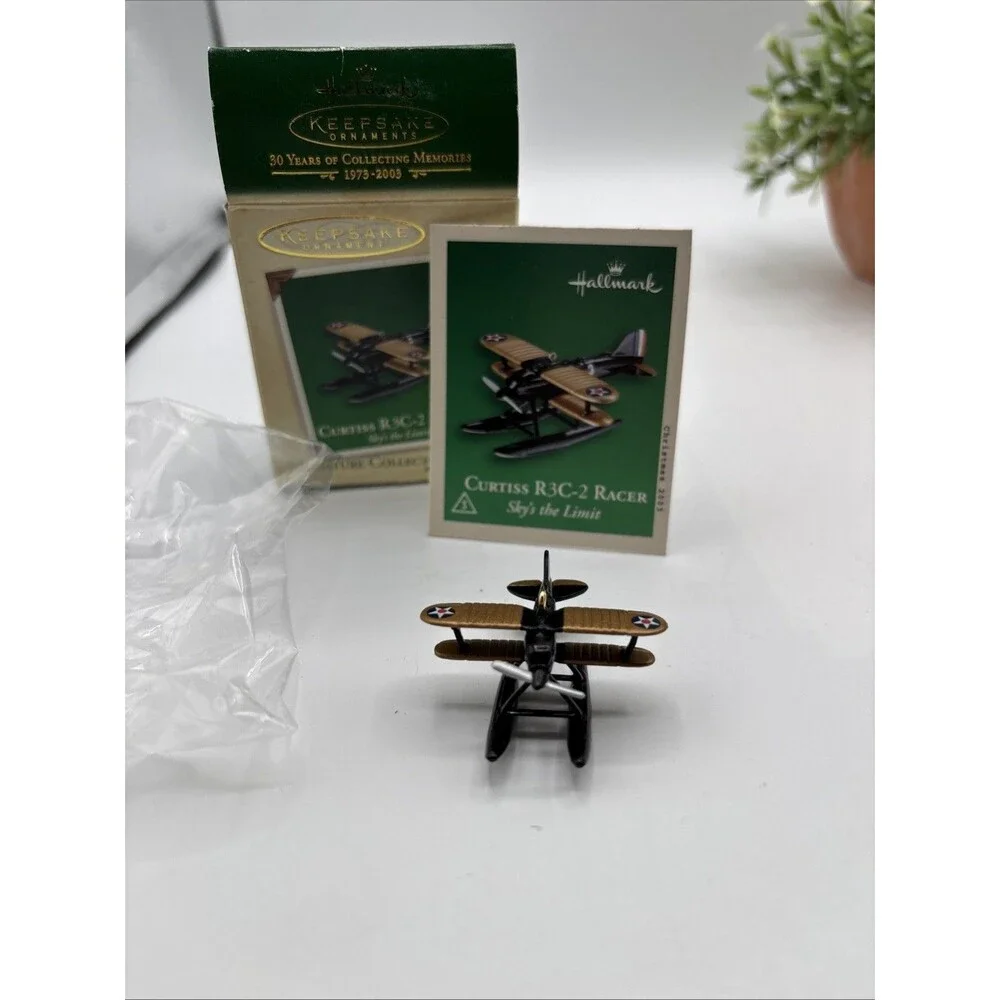 2003 Hallmark Keepsake-Curtiss R3C-2 Racer-Sky's the Limit Miniature Series #3